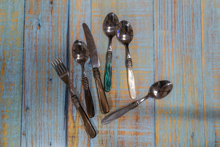 Spoon on the table
