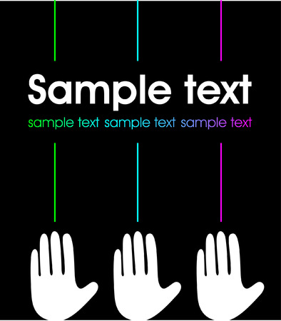 bacground from handのイラスト素材