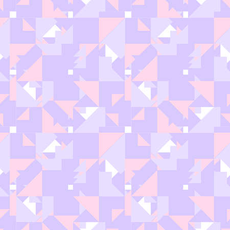 Vector seamless geometric pattern in pastel colors, texture for background.の写真素材