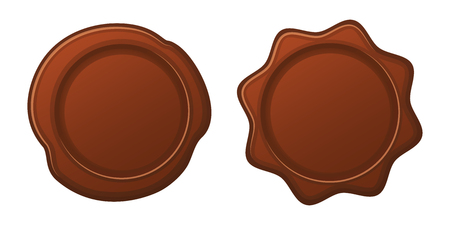 Vector wax sealのイラスト素材