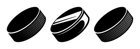 Hockey pucksのイラスト素材