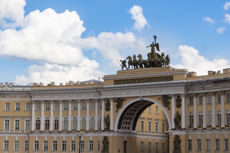 the General staff building in St. Petersburgのeditorial素材