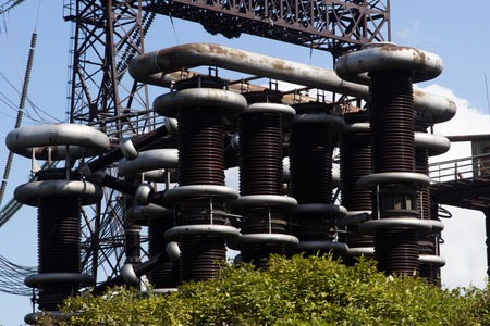 old communication power line