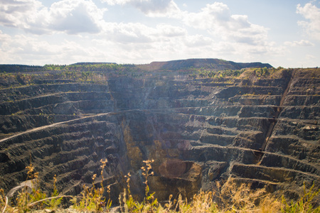 Opencast mining quarry. Timelapseの写真素材