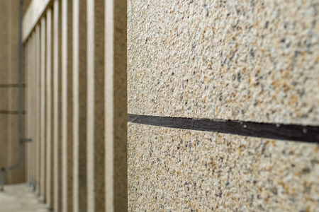 Detail of the surface of the granite blockの写真素材