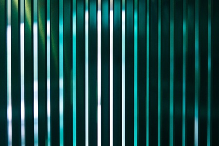 Sheets of Factory manufacturing tempered clear float glass panels cut to sizeの写真素材