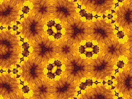 Kaleidoscope of color with beautiful ornamental - Thorough background summary - seamlessの写真素材