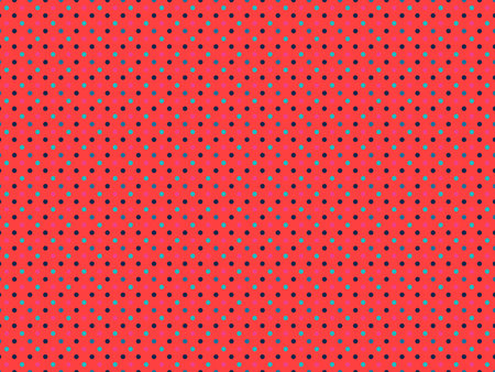 Seamless pattern of polka dots on a red background.の写真素材