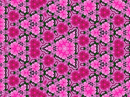 Seamless pattern of pink flowers. For eg fabric, wallpaper, wall decorations.の写真素材