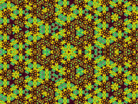 Abstract colorful geometric seamless pattern symmetric kaleidoscope fashion, designの写真素材