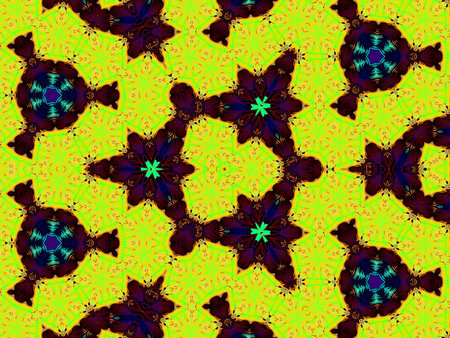 Seamless background pattern. Abstract kaleidoscope fabric design textureの写真素材