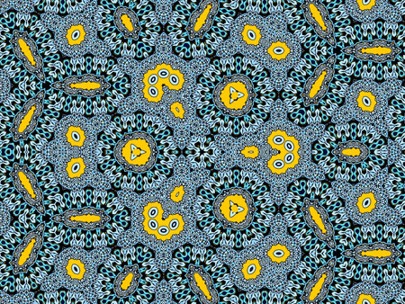 Seamless background pattern. Imitation of a kaleidoscope.の写真素材