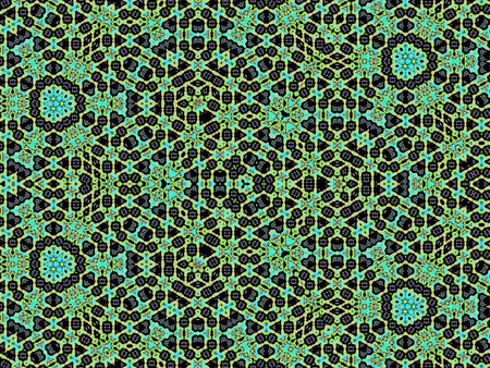 Abstract colorful geometric seamless pattern symmetric kaleidoscope fashion, designの写真素材