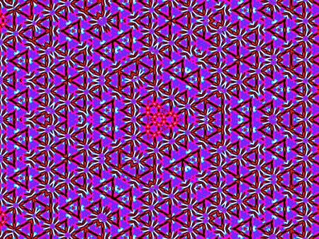 Abstract colorful geometric seamless pattern symmetric kaleidoscope fashion, design