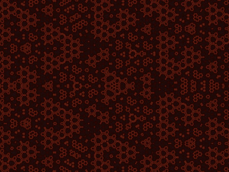 Seamless pattern with abstract geometric ornament. Repeating background.の写真素材