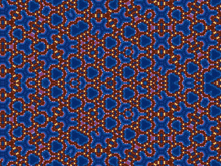 Ethnic pattern. Abstract kaleidoscope fabric design texture or background