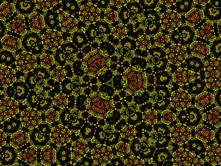 Abstract kaleidoscope background. Beautiful multicolor kaleidoscope texture. Unique kaleidoscope design.の写真素材