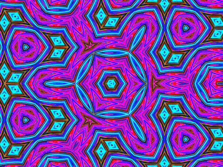 Abstract kaleidoscope background. Beautiful multicolor kaleidoscope texture. Unique kaleidoscope design.の写真素材