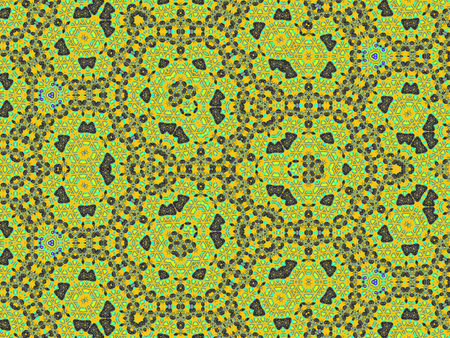 Abstract colorful geometric seamless pattern symmetric kaleidoscope fashion, designの写真素材