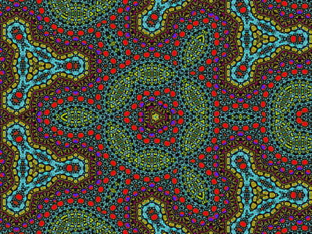 Seamless pattern in ethnic style. Colorful vector background.の写真素材