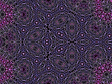 Seamless background pattern. Abstract symmetrical fractal pattern. Computer generated graphics.の写真素材