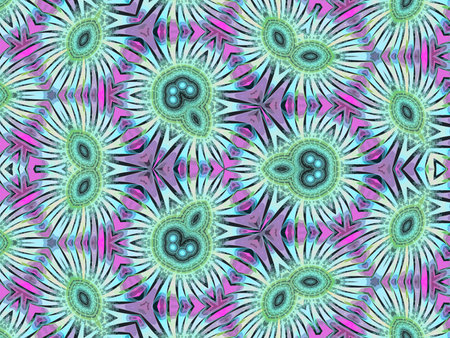 Seamless pattern with multicolored floral ornament. For eg fabric, wallpaper, wall decorations.の写真素材