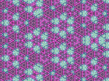 Seamless pattern with mandala shape. For eg fabric, wallpaper, wall decorations.の写真素材