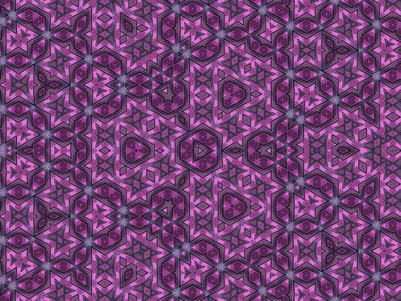 Seamless background pattern. Abstract geometric kaleidoscope pattern.の写真素材