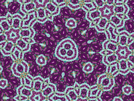 Seamless background pattern. Abstract kaleidoscope fabric design textureの写真素材