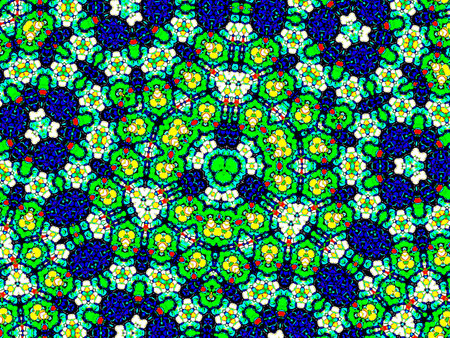 Seamless kaleidoscope pattern. Seamless kaleidoscope pattern for background.の写真素材