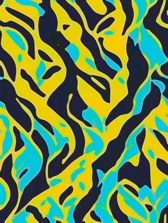 Seamless pattern with abstract animal print. Trendy background.の素材