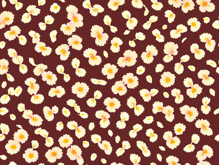 Abstract Colorful Floral Seamless Patternの写真素材