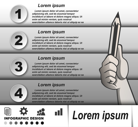 Infographic designs template.のイラスト素材