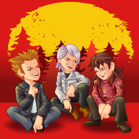 gangster.のイラスト素材