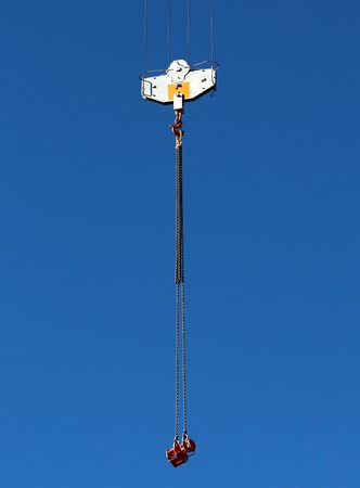 Crane polyspast hook block