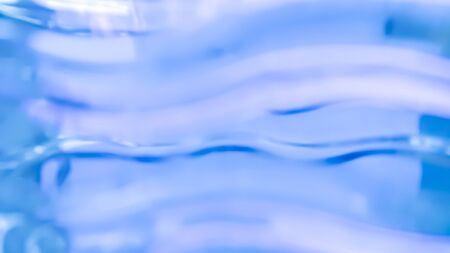 Abstract striped blue background with light and dark stripes and stains...の写真素材