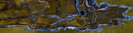 The texture of the stone is painted with gouache, close-up. brass oxideの写真素材