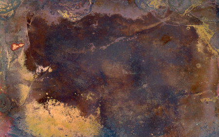 Grunge background with space for text or image. Texture of rusty metal.の写真素材