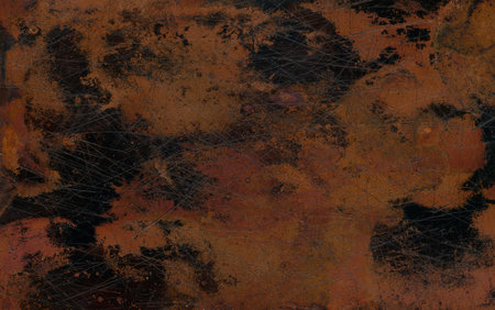 Rusty metal background with copy space for your text or image.の写真素材