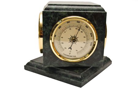 termometer on a white backgroundの写真素材