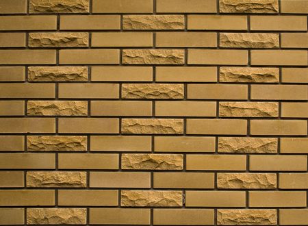 Brick wall of city houseの写真素材