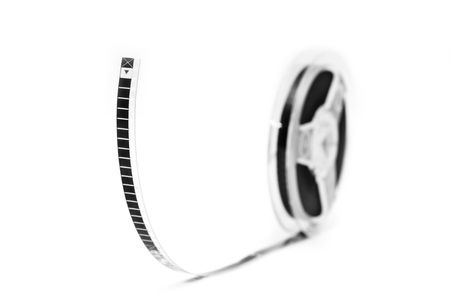 film on a white backgroundの写真素材