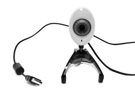 video camera for an image transfer on the internetの写真素材