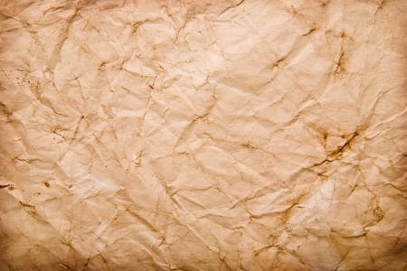 crushed old paper as backgroundの写真素材