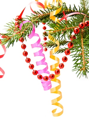 christmas decorations on a white background 
の写真素材