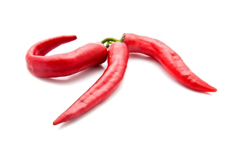 pepper on a white background の写真素材