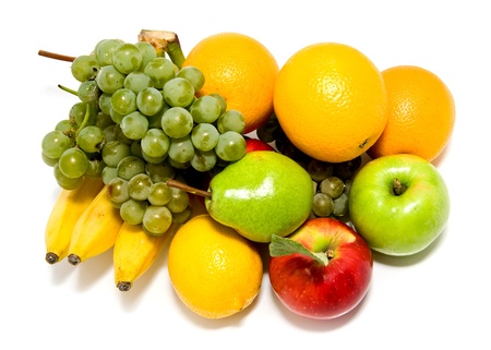 fruit on a white background の写真素材