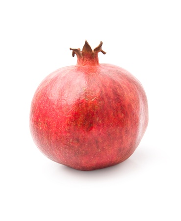 pomegranate on a white background の写真素材