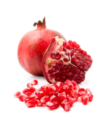 pomegranate on a white background 
の写真素材