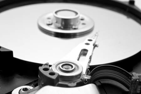 HDD as a backgroundの写真素材